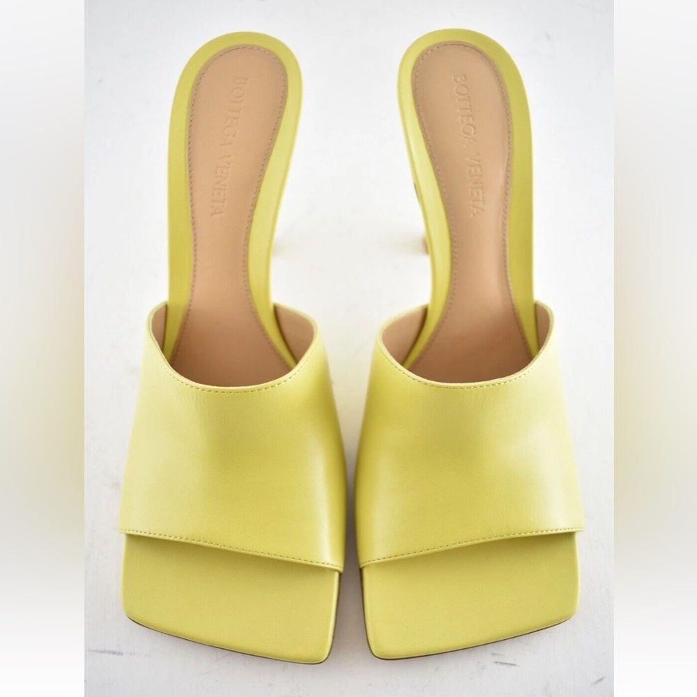 Bottega Veneta Square Toe Nappa Leather Sandal